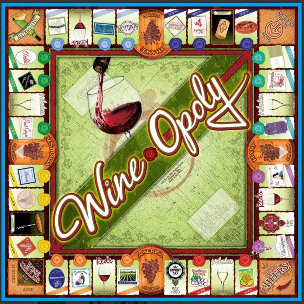 Wine-opoly The Board Game by Late for the Sky Factory Sealed Wine Opoly BNIB